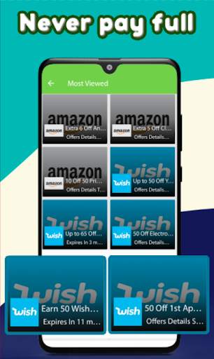Hurry For Coupons - Promo Codes For Money Saving स्क्रीनशॉट 7