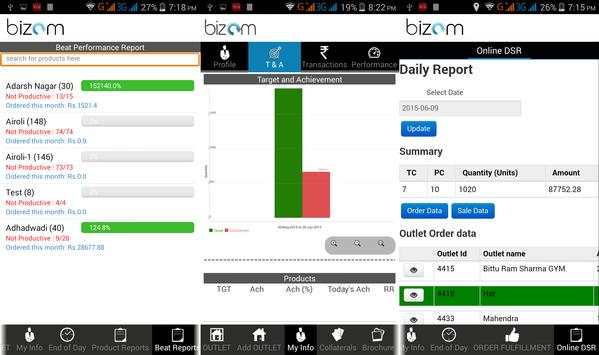 Bizom screenshot 3