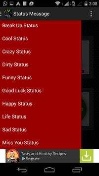 Status Message screenshot 2