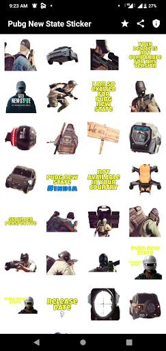 PUBG New State Stickers screenshot 2