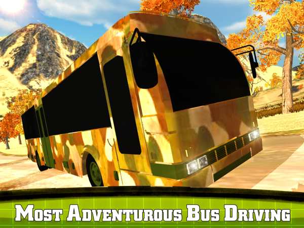Off-Road Army Bus Simulator 3D screenshot 9