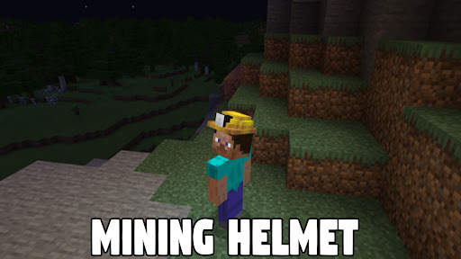 Mining Helmet Mod Minecraft PE screenshot 2