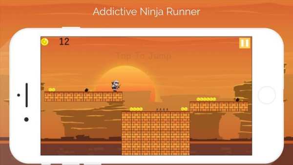 Ninja Runner - Ninja Adventure Games screenshot 1