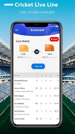Criclive: Fastest Live Line Cricket Score screenshot 2