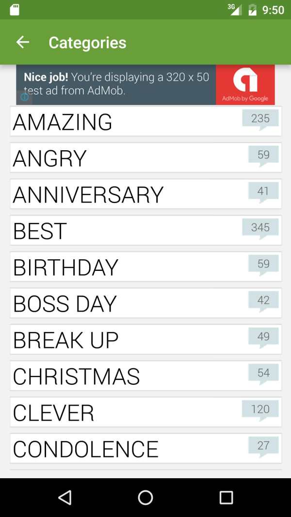 Status Messages screenshot 2