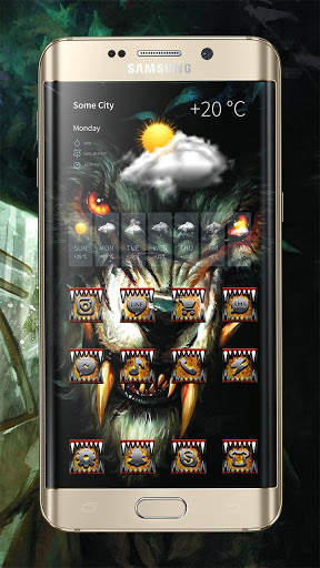 Evil Wolf Spike Blood King Theme скриншот 2