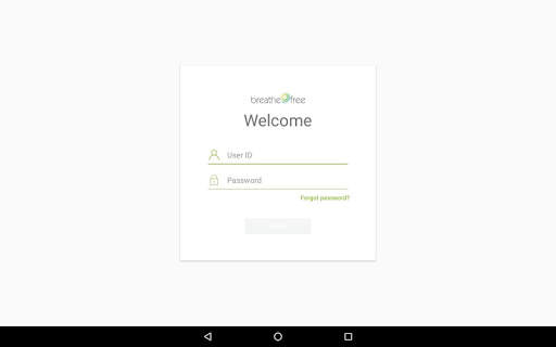 Breathefree Touch screenshot 1
