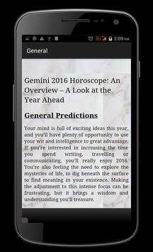 Gemini Horoscope 2016 screenshot 3
