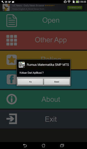 Rumus Mapel Matematika Untuk Tingkat SMP/MTS screenshot 8