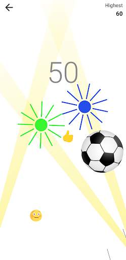 Messenger Football Soccer Game Tap Ball Juggle Tap screenshot 3