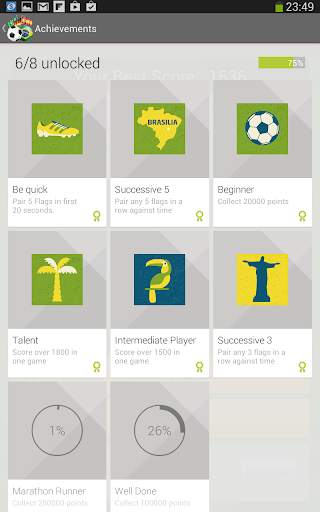 Flag Matching : Brazil 2014 screenshot 9