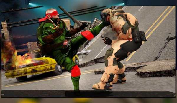 Ninja Hero vs Monster Car Transform Aliens Warship screenshot 22