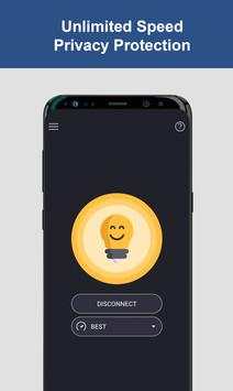VPN Free - Lamp Hotspot VPN & Private Browser screenshot 1