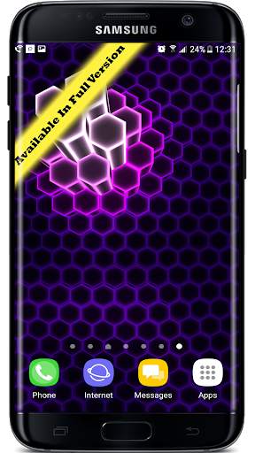 Neon Cells Particles 3D Live Wallpaper screenshot 3