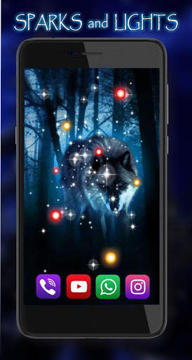 Wolves Night Live Wallpaper screenshot 6