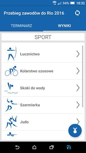 Przebieg zawodów do Rio 2016 screenshot 3