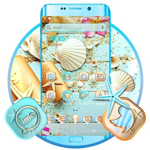 Sea Shell Launcher Theme 2.0
