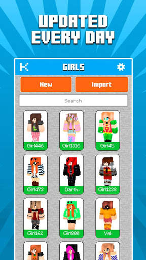 Skins Girls for Minecraft PE screenshot 2