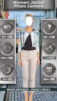 Women Jacket Photo Camera screenshot 3