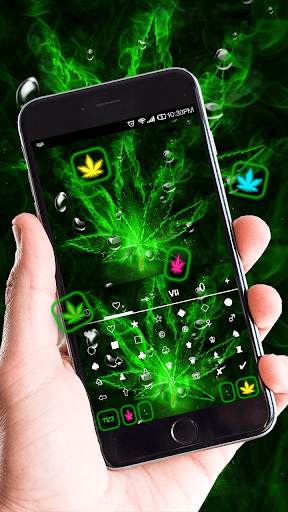 Weed Rasta Keyboard 6 تصوير الشاشة