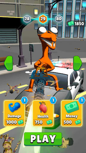 Shooter Monster Blue Zombie 3d screenshot 4