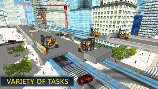 thành phố cầu vượt xây dựng Sim screenshot 9