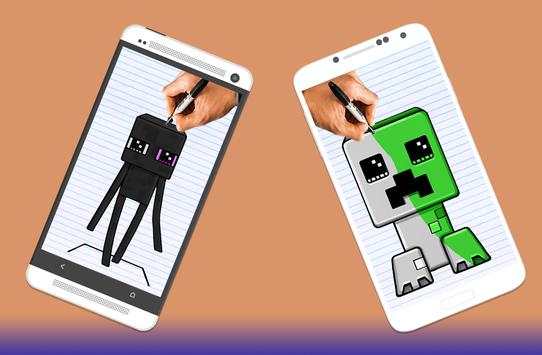 How to draw Minecraft Characters screenshot 2