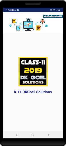 Account Class-11 Solutions (D K Goel) 2019 screenshot 1