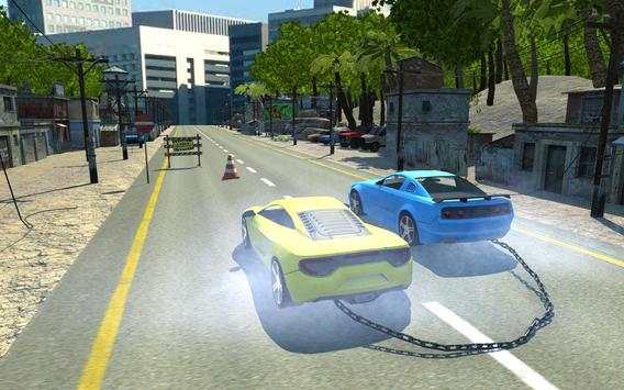 Impossible chained cars crash: 3D break chain game screenshot 3