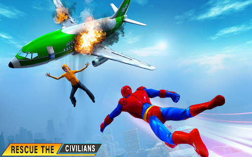 Flying Hero Superhero Games screenshot 2