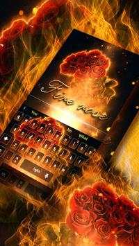 Fire Rose Keyboard screenshot 2