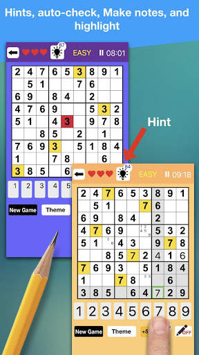 Soduku 2in1 classic logic game screenshot 2