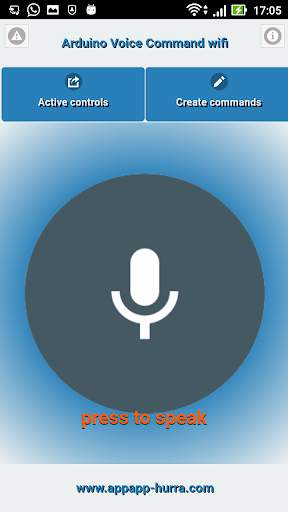 Arduino Voice Command WiFi screenshot 2