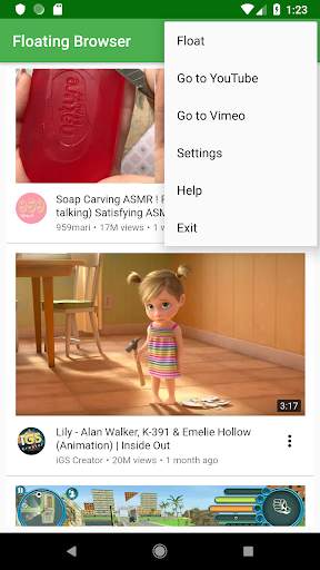 Floating Browser screenshot 2