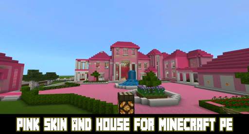 girls Skin&Pink House😍 for girls in Minecraft PE screenshot 2