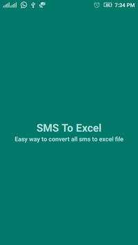 SMS To Excel screenshot 1
