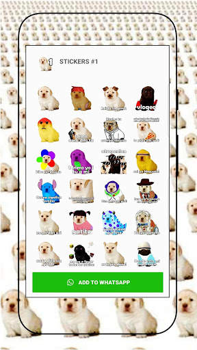 Stickers 🐶 del Perrito Triste para WA screenshot 4