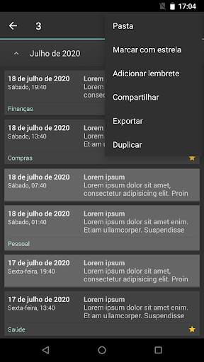 Minhas Notas - Bloco de Notas screenshot 7