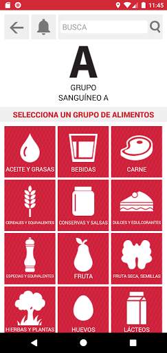 Dieta Grupo Sanguíneo screenshot 2