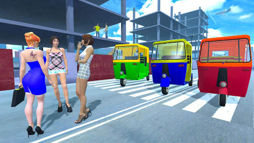 Modern Tuk Tuk Auto Rickshaw: Driving Sim Games screenshot 3