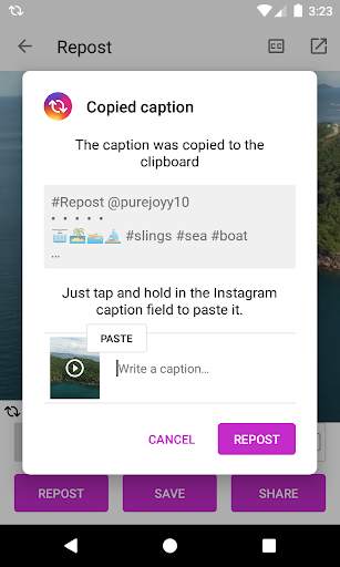 Repost Photo & Video for Instagram screenshot 6