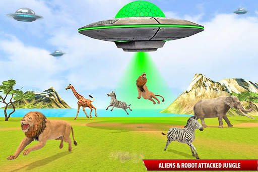Grand Robot Superhero Animal Rescue: Alien Battle screenshot 12