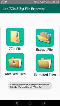 Lite 7z & 7Zip File Extarctor screenshot 7