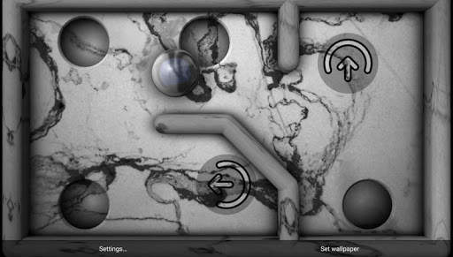 Marble Maze Wallpaper Game screenshot 6