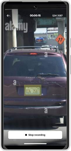 Mobile LPR screenshot 3