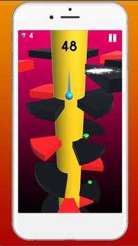 helix spiral lompat merah bola bergulir bola screenshot 3
