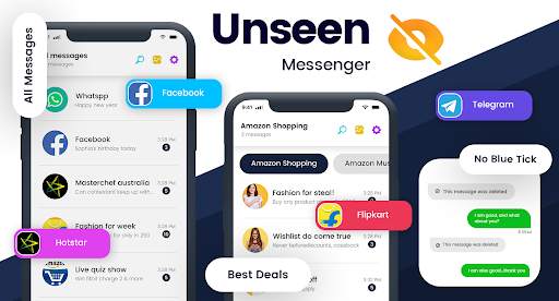 Unseen Messenger - No Last Seen No Blue Tick screenshot 1