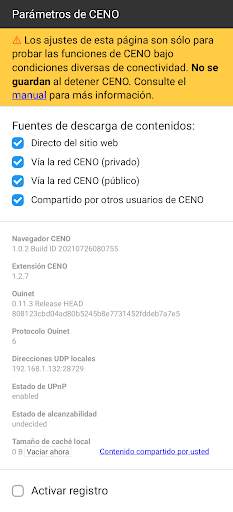 Navegador Ceno screenshot 3