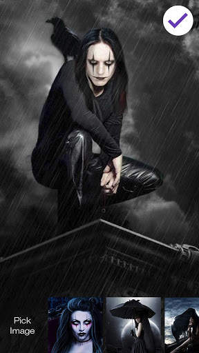 Gothic Vampire Girl Screen Lock screenshot 3