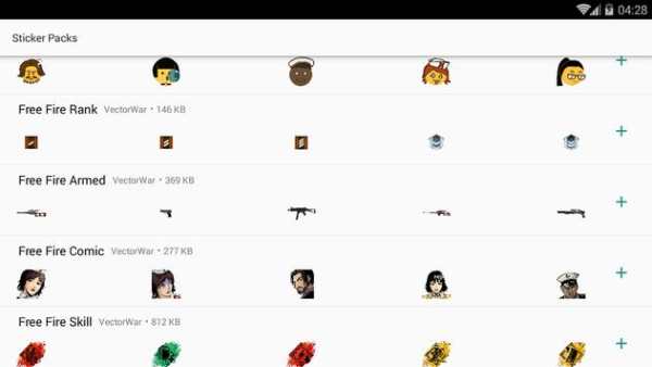 Free Fire Stickers скриншот 6